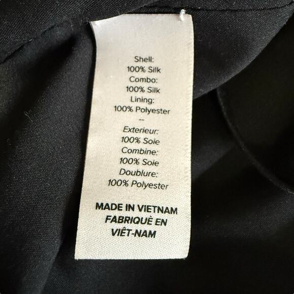 Cinq à Sept Cinq A Sept Rayna Silk Cold Shoulder Blouse Womens XS Office Siren - Picture 7 of 12